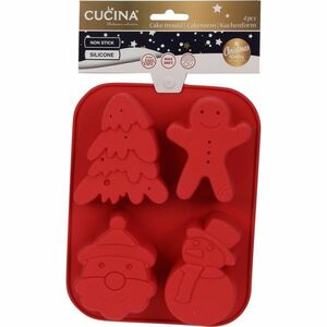 La Cucina Forma silikonow do pieczenia Christmas, 21, 5 x 3 x 16 cm obraz