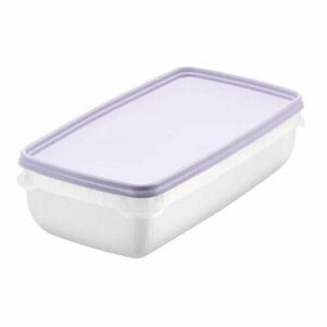 SmartStore Zestaw pojemników plastikowych Freezer 2 szt., lawenda, 1200 ml obraz