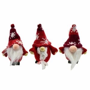 Zestaw ozdób świątecznych Knitting gnomes, 3 szt. obraz