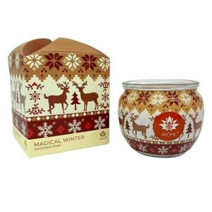 Świeca Arome w szkle i pudełku na kwiaty, MagicalWinter, 90 g obraz