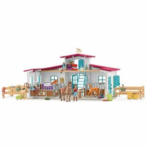 Schleich 42567 Stajnia z wyposażeniem nad jeziorem, new obraz