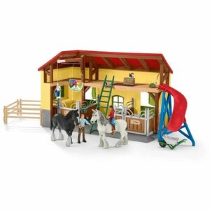 Schleich 42485 Stajnia z akcesoriami, 60 x 40 x 29, 5 cm obraz