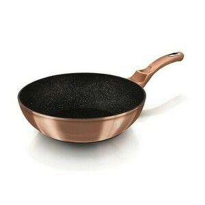 Berlinger Haus Wok patelnia Rosegold Metallic Line, 28 cm obraz