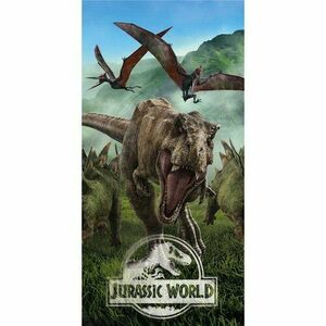 Ręcznik kąpielowy Jurassic world Forest, 70 x 140 cm obraz