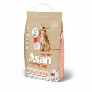 Asan Cat Organiczny żwirek dla kota Pure, 10 l obraz