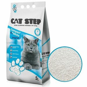 Cat Step Mineral żwirek dla kota Compact WhiteOriginal, 5 l obraz