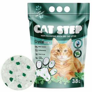 Cat Step Żwirek dla kota Crystal Fresh Mint 1, 67kg, 3, 8 l obraz