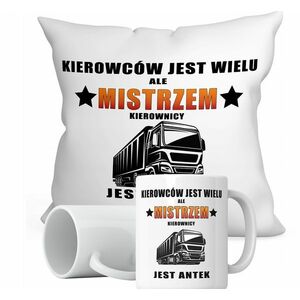 Kubek Poduszka Dla Kierowcy Tir Mistrz Chłodnia obraz