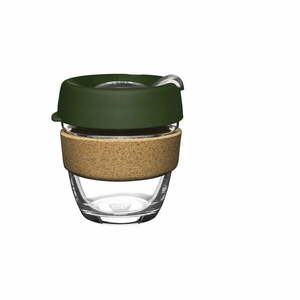 Zielony kubek podróżny 227 ml Brew Cork Pine S – KeepCup obraz