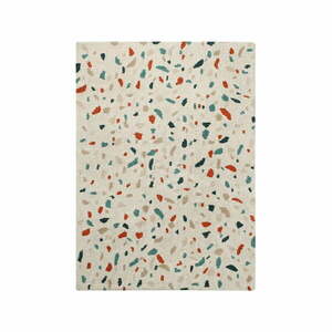 Kremowy bawełniany dywan tkany ręcznie odpowiedni do prania 140x200 cm Terrazzo Marble – Lorena Canals obraz