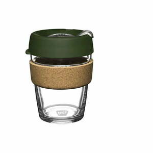 Zielony kubek podróżny 340 ml Brew Cork Pine M – KeepCup obraz