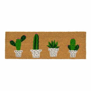 Wycieraczka z włókna kokosowego 25x75 cm Cactus – Casa Selección obraz