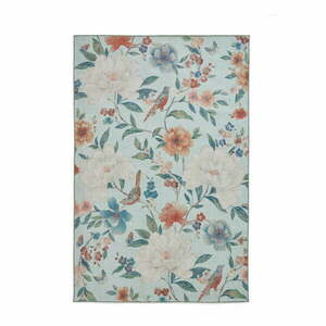 Niebieski chodnik odpowiedni do prania 61x170 cm Pipa Floral – Catherine Lansfield obraz