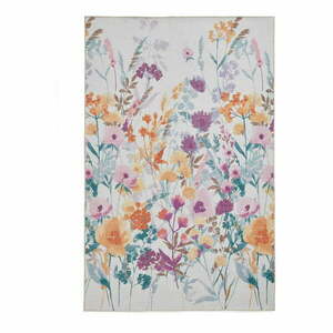 Żółty dywan odpowiedni do prania 152x230 cm Country Floral – Catherine Lansfield obraz