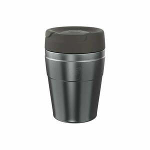 Antracytowy kubek termiczny 340 ml Helix Therman Nitro Gloss M – KeepCup obraz