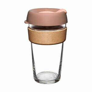 Różowy/brązowy kubek podróżny 454 ml Brew Frappe L – KeepCup obraz