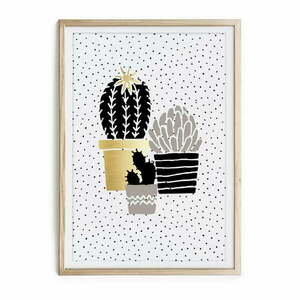 Plakat w ramie Really Nice Things Cactus Family, 40x60 cm obraz