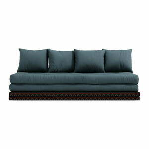 Sofa rozkładana z niebieskim obiciem Karup Design Chico Petrol Blue obraz