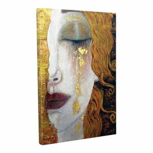 Reprodukcja obrazu na płótnie Gustav Klimt Golden Tears, 30x40 cm obraz