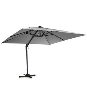 Blumfeldt Arles, parasol ogrodowy, 300 x 300 cm, poliester, UPF 50+, wodoodporny, światło LED obraz