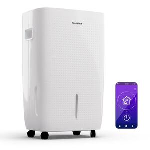 Klarstein DryFy Pro Connect Smart, osuszacz powietrza, WiFi, kondensacyjny, 60 l/doba, 45-65 m² obraz