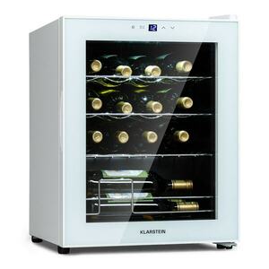 Klarstein Shiraz 16 Quartz, chłodziarka do wina, 42 l, dotykowy panel, 160 W, 5 - 18°C obraz