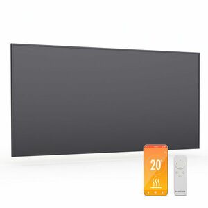 Klarstein Wonderwall Smart Panel grzewczy na podczerwień, 60 x 120 cm, Aplikacja, 770 W, Programator tygodniowy, IP24 obraz