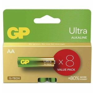 GP bateria alkaliczna ULTRA AA, 8 szt. obraz