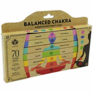 Arome Balanced Chakra Zestaw kadzidełek, 7 szt. x 10 patyczków obraz