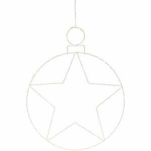 Świąteczna wisząca dekoracja LED Kerstball Star236 LED, 48 cm obraz