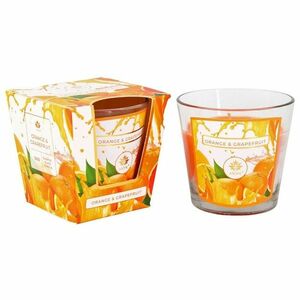 Arome Świeczka zapachowa w szkle Orange & Grapefruit, 120 g obraz