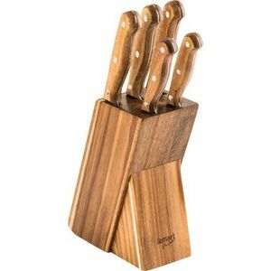 Lamart LT2080 Wood set 5 noży w bloku obraz