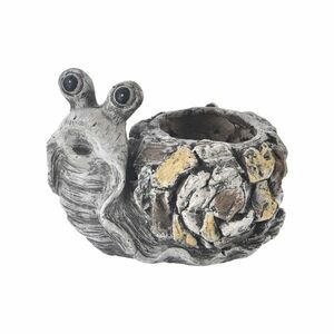 InDecor Ceramiczna osłonka na doniczkę ślimak Ebi, 30 x 23 x 23 cm obraz