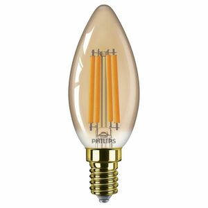 Żarówka Philips LED E14 B35 6W (40W) 1800K bezmożliwości ściemniania, bursztynowa obraz