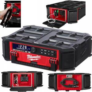 Radio budowlane Akumulatorowe Milwaukee M18PRCDAB+-0 Bluetooth Dab+/am/fm obraz