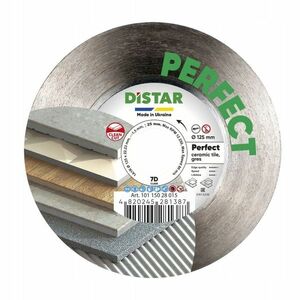 Distar Perfect 125 MM Tarcza diamentowa do cięcia gresu i ceramiki obraz