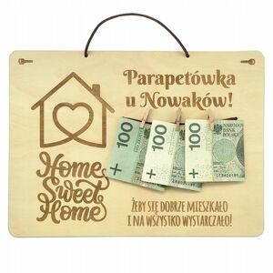 Tabliczka na Parapetówkę prezent, upominek obraz