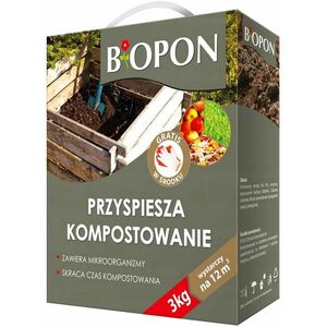 Preparat Przyśpieszający Kompostowanie 3KG Biopon Skraca Czas Rozkładu obraz