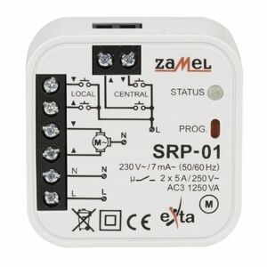 Sterownik rolet przewodowy SRP-01 5A AC-3 230V obraz