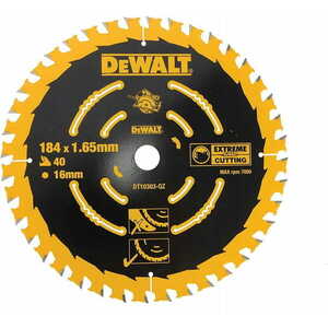 Dewalt DT10303 Tarcza piła do drewna 184x16mm 40Z obraz