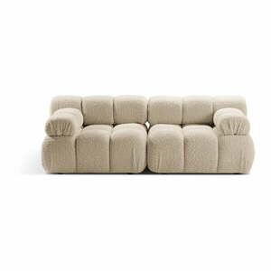 Beżowa sofa modułowa z materiału bouclé 188 cm Bellis – Micadoni Home obraz