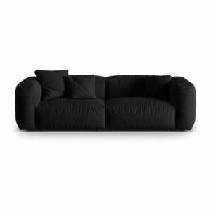 Czarna sofa modułowa 240 cm Martina – Micadoni Home obraz