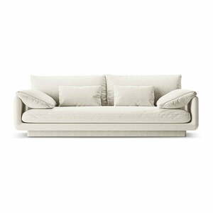 Biała sofa 220 cm Torino – Micadoni Home obraz