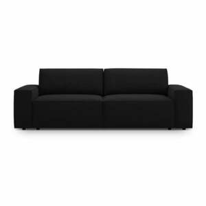 Czarna rozkładana sofa 247 cm Jodie – Micadoni Home obraz