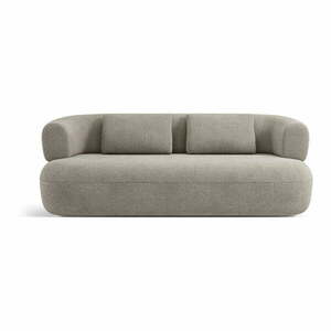 Jasnoszara sofa z materiału bouclé 178 cm Jenny – Micadoni Home obraz