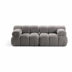 Jasnoszara sofa modułowa z materiału bouclé 188 cm Bellis – Micadoni Home obraz