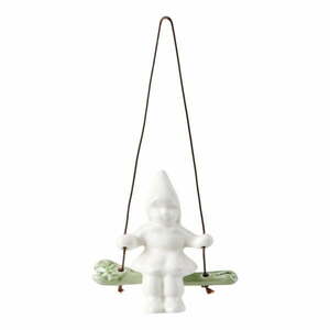 Porcelanowa ozdoba świąteczna Swinging Girl – Kähler Design obraz