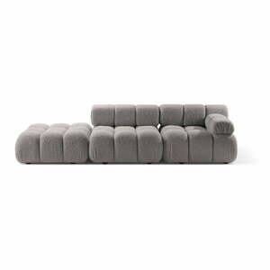 Jasnoszara sofa modułowa z materiału bouclé 288 cm Bellis – Micadoni obraz