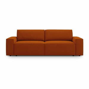 Ceglasta rozkładana sofa 247 cm Jodie – Micadoni Home obraz