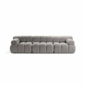 Jasnoszara sofa modułowa z materiału bouclé 282 cm Bellis – Micadoni Home obraz